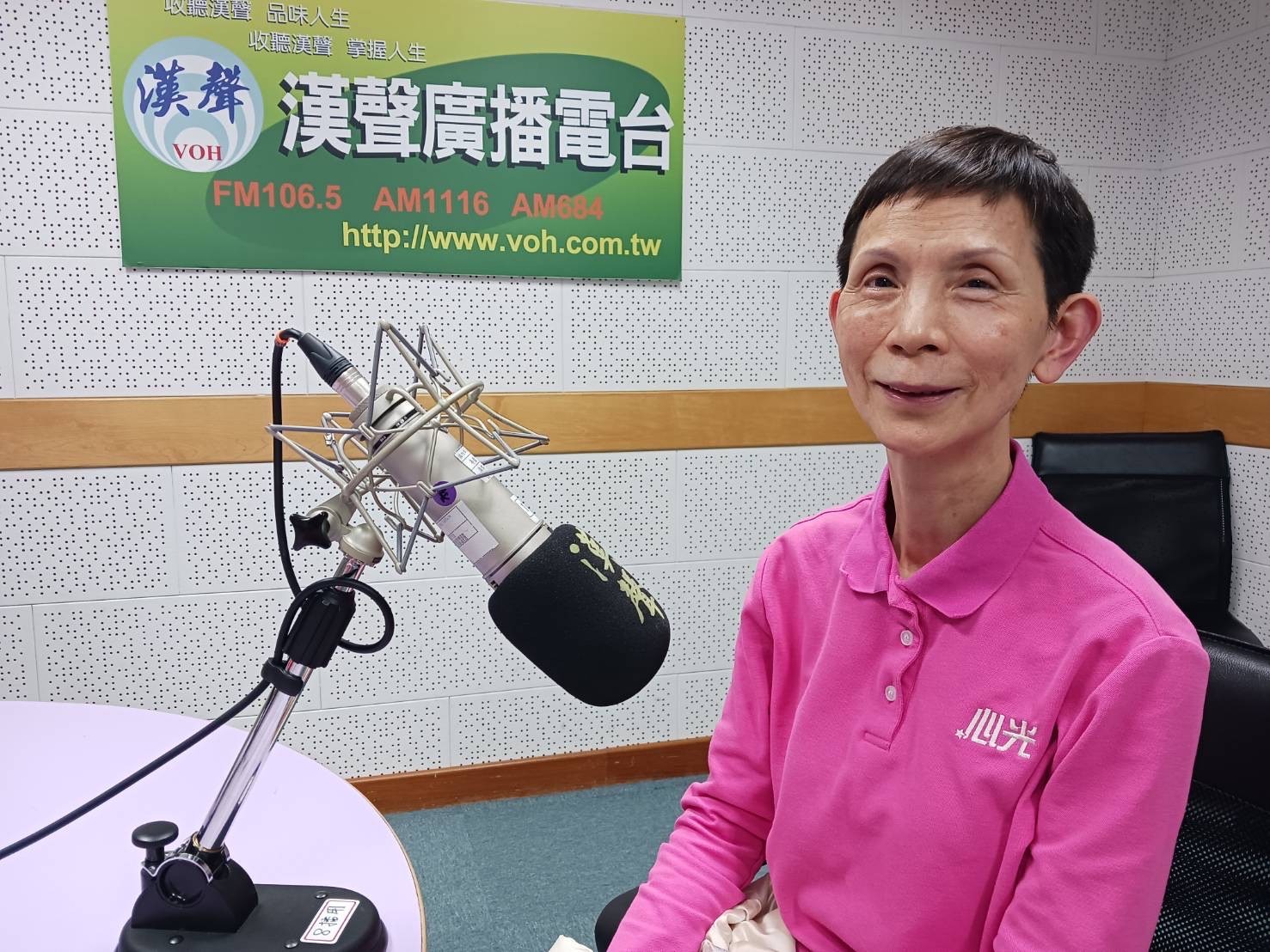 謝寶鳳_20230425到漢聲廣播電台受訪介紹讚頌團